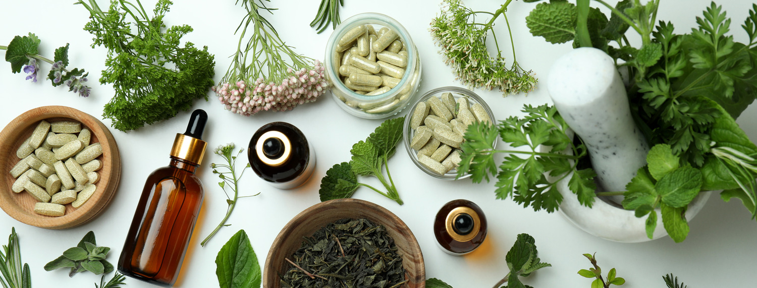 Healthy lifestyle with magnesium and vitamins